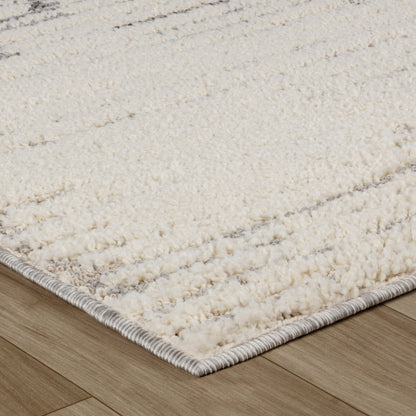 Nimbus Abstract Modern Cream Rug