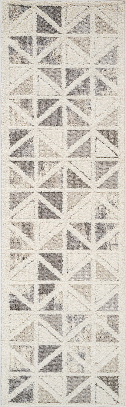 Nimbus Geometric Modern Cream Rug