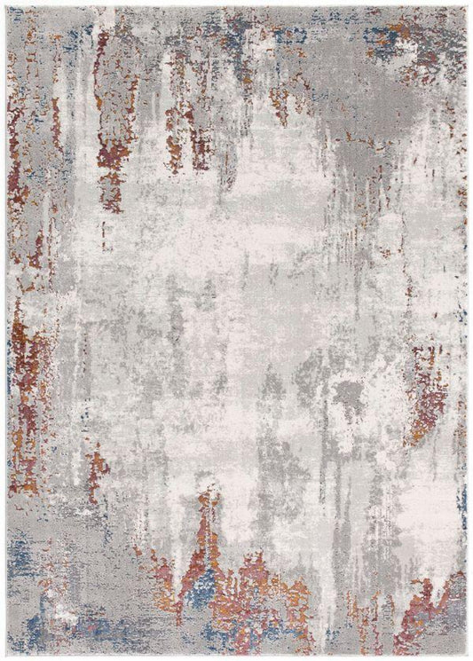 Sardini Abstract Contemporary Grey Rug