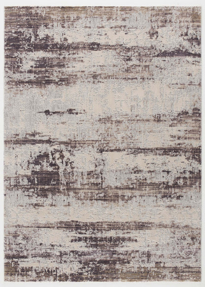 Terrana Abstract Contemporary Violet and Beige Indoor Rug-1