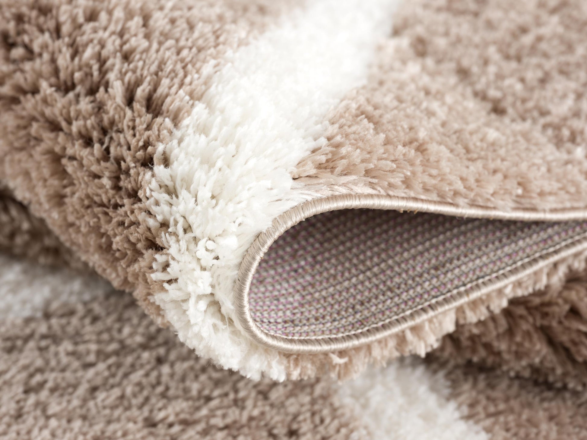 Terra Trellis Comtemporary Brown and White Indoor Rug-5