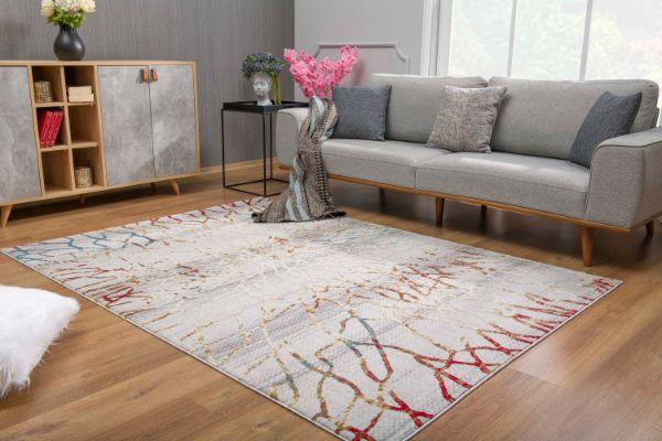 Vogue Collection Modern Abstract Area Rug and Runner - Multi