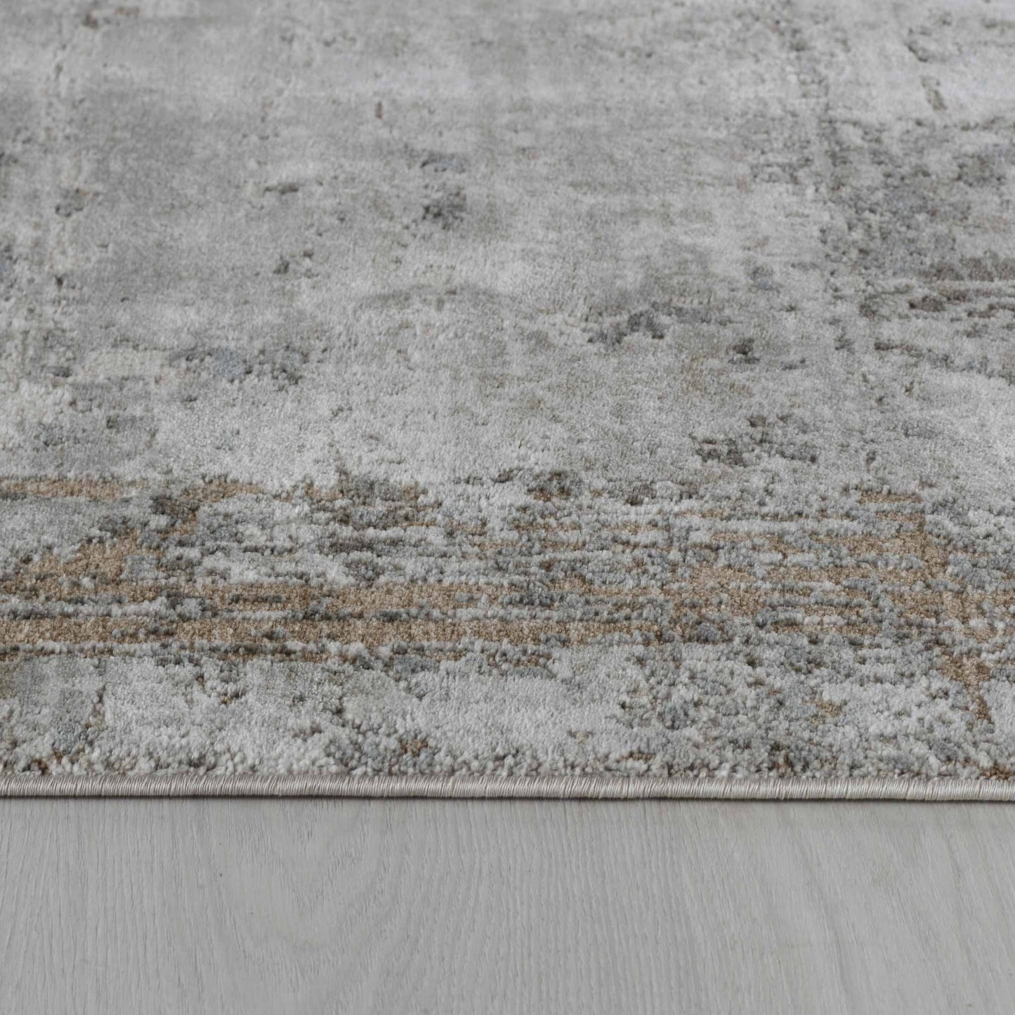 Verona Abstract Distressed Contemporary Beige and Brown Indoor Rug-8