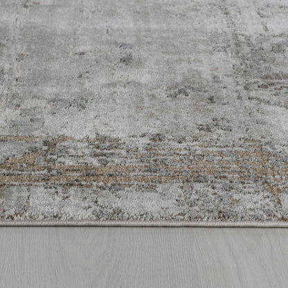 Verona Abstract Distressed Contemporary Beige and Brown Indoor Rug-8
