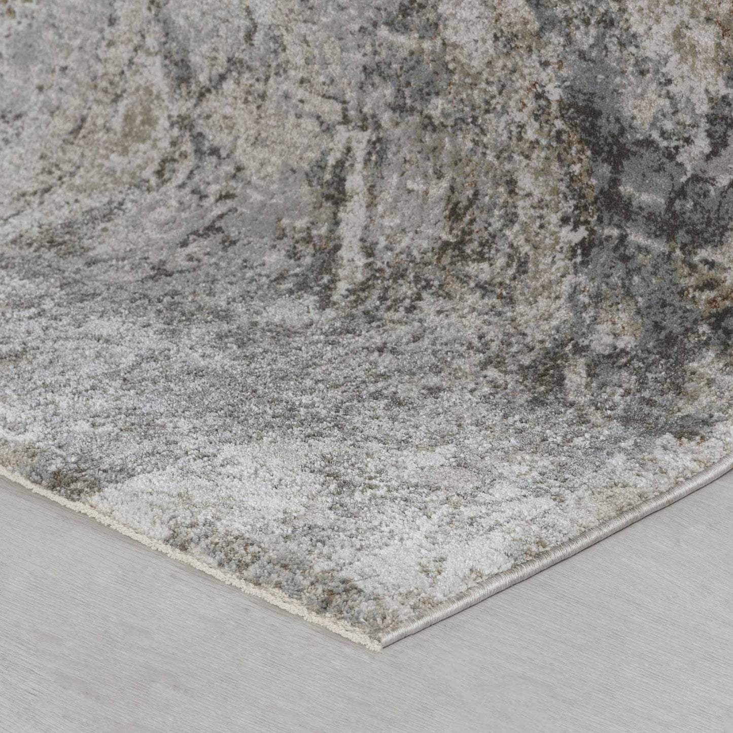 Verona Abstract Distressed Contemporary Beige and Brown Indoor Rug-9