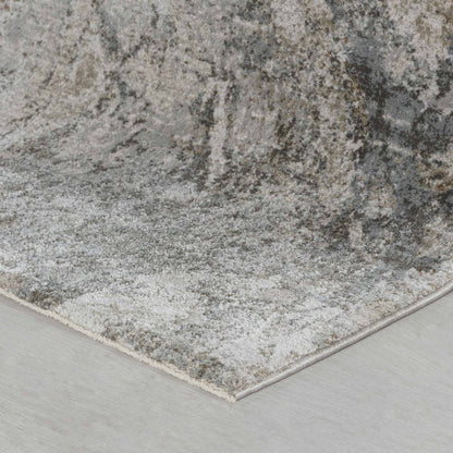 Verona Abstract Distressed Contemporary Beige and Brown Indoor Rug-9