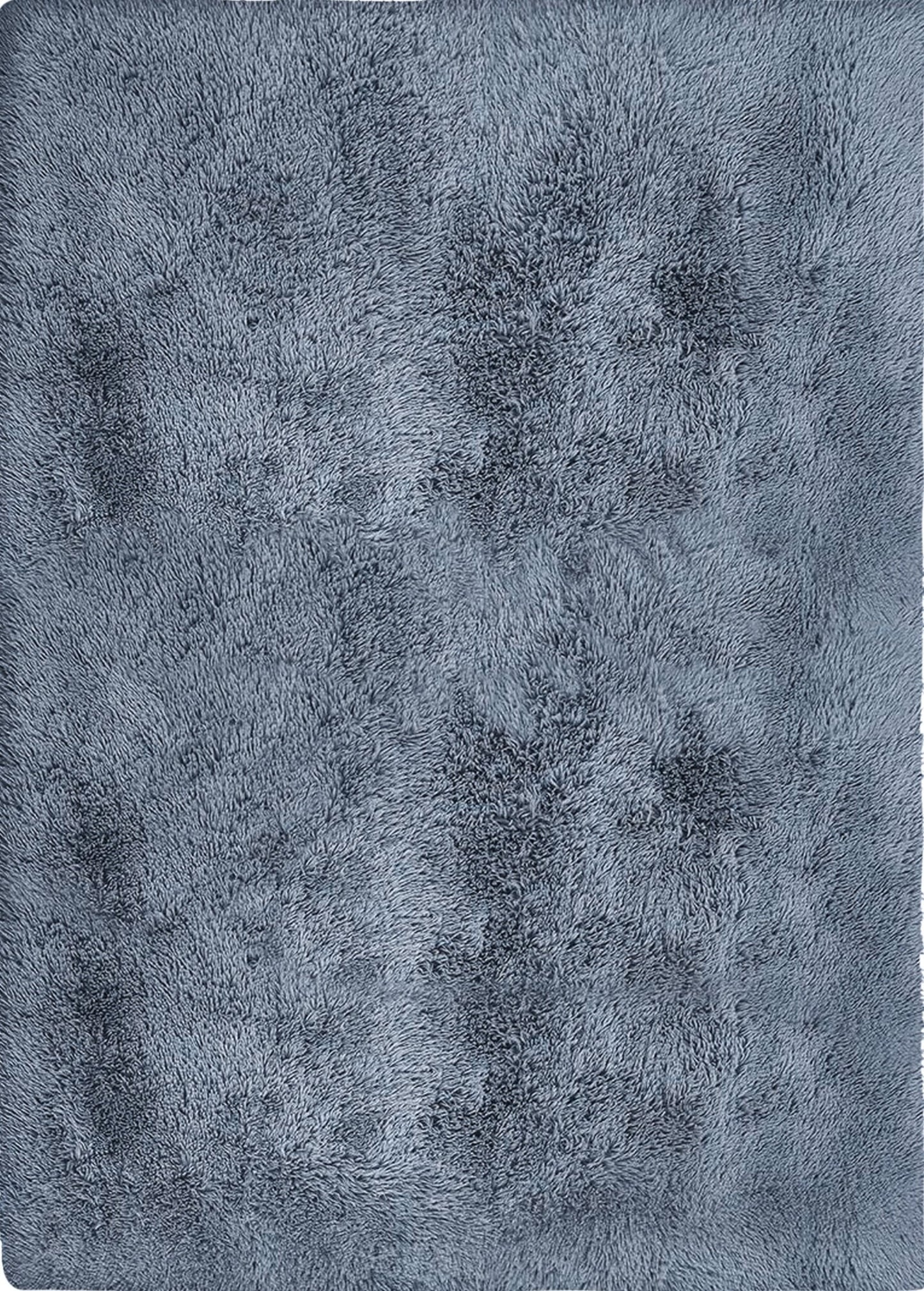 Alba Solid Contemporary Grey Plush Indoor Rug-1