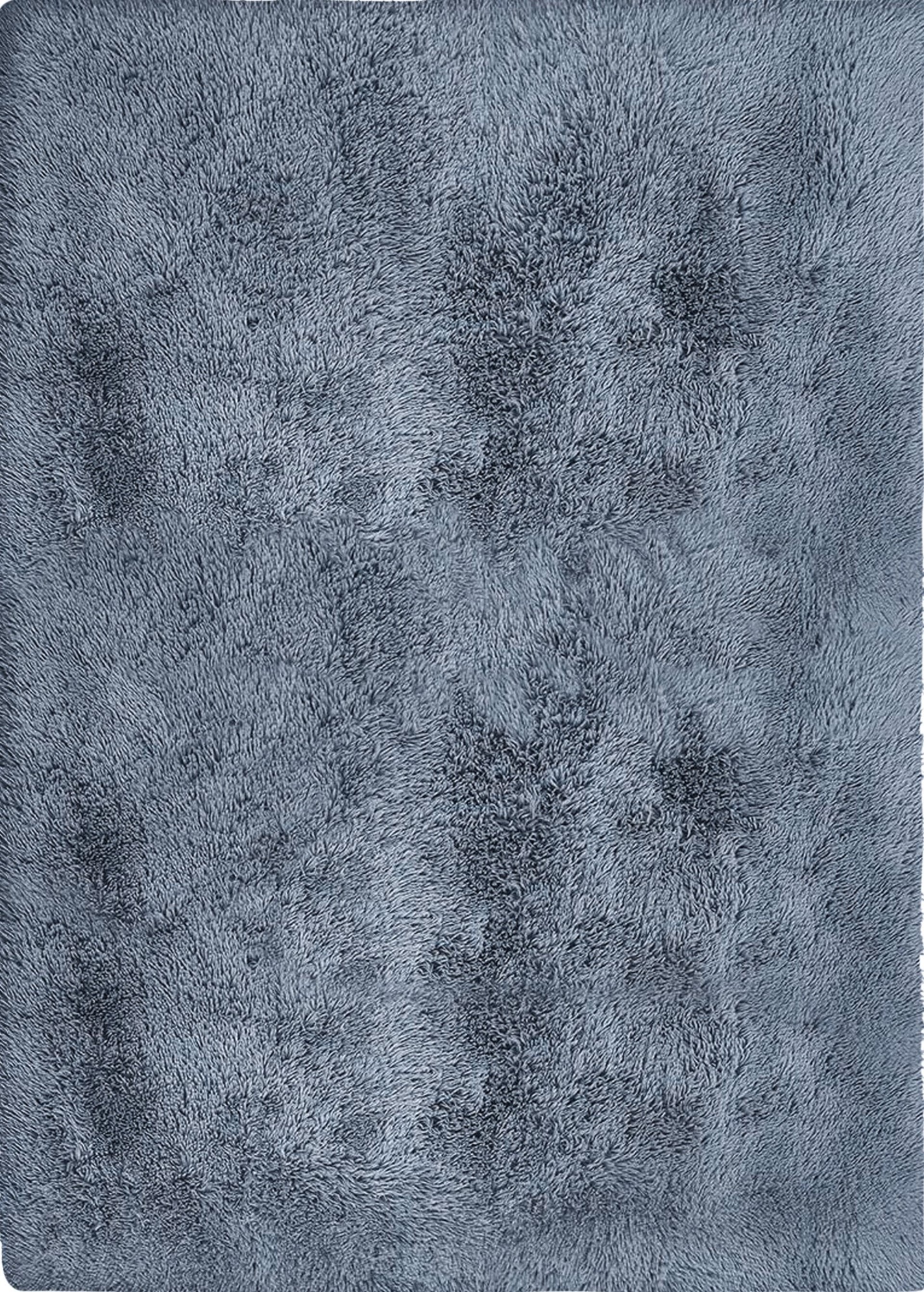 Alba Solid Contemporary Grey Plush Indoor Rug-1