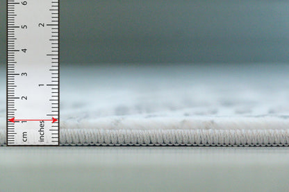 Natura Botanical Leaf Comtemporary Brown and Grey Indoor Rug