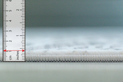 Arbor Botanical Leaf Comtemporary Cream and Beige Indoor Rug