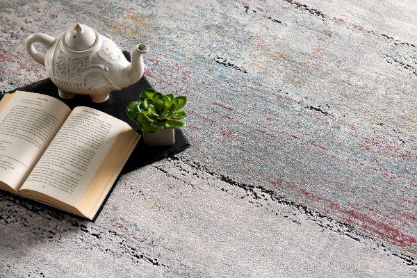 Capri Collection Modern Abstract Area Rug , Multicolor