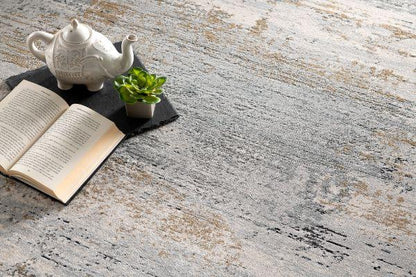 Capri Collection Modern Abstract Area Rug and Runner, Grey