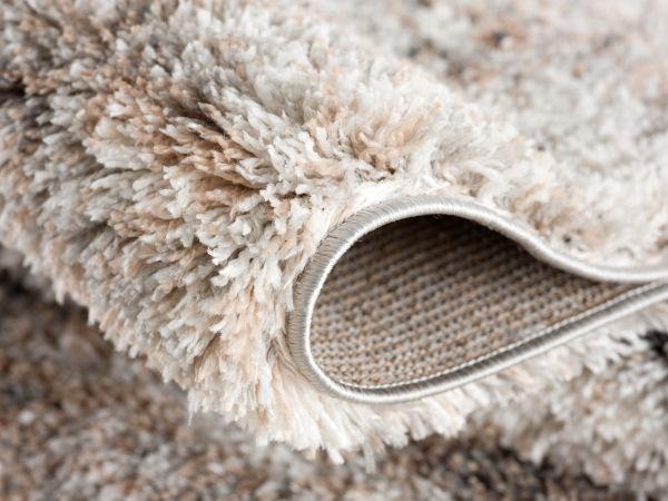 Retro Collection Modern Abstract Area Rug And Doormat, Ivory