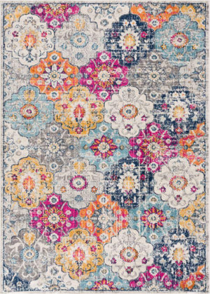 Savannah Mid-Century Modern Contemporary Rust Rug