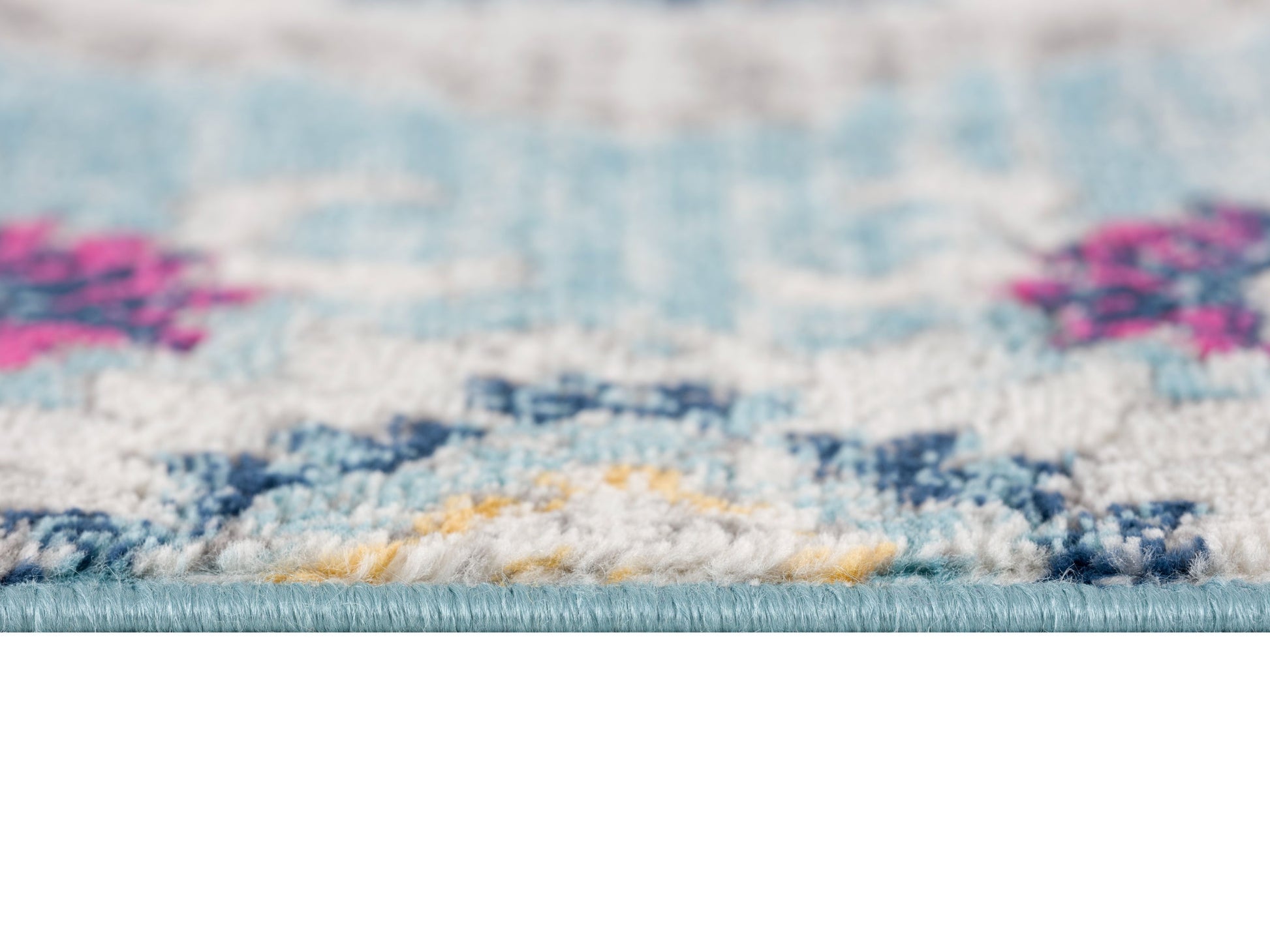 Savannah Collection Traditional Area Rug And Doormat, Blue