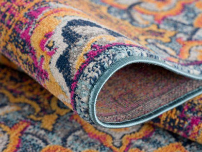 Tapis rouille moderne sud-ouest Savannah