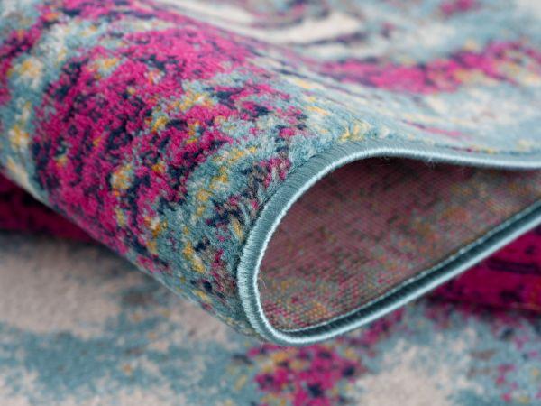 Savannah Collection Modern Abstract Area Rug And Doormat, Multicolor